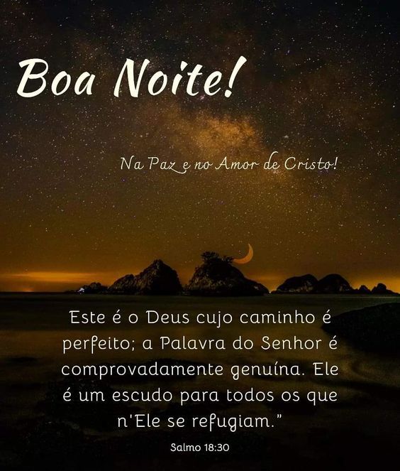 A palavra do Senhor boa noite