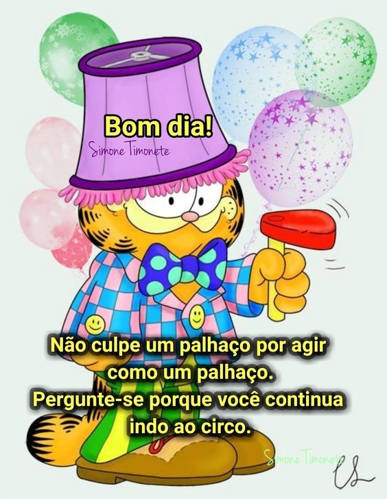 Bom dia como um palhaço