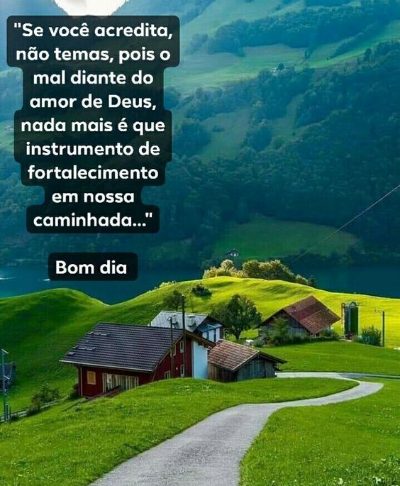 Bom dia em nossa caminhada