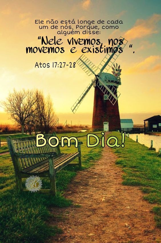 Atos 17:27-28 Bom dia