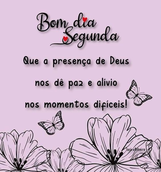 Bom dia segunda feira de mometos bons