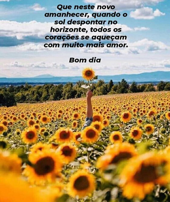 Bom dia com muito mais amor