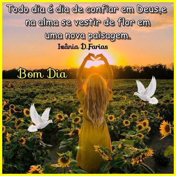 Dia de confiar em Deus