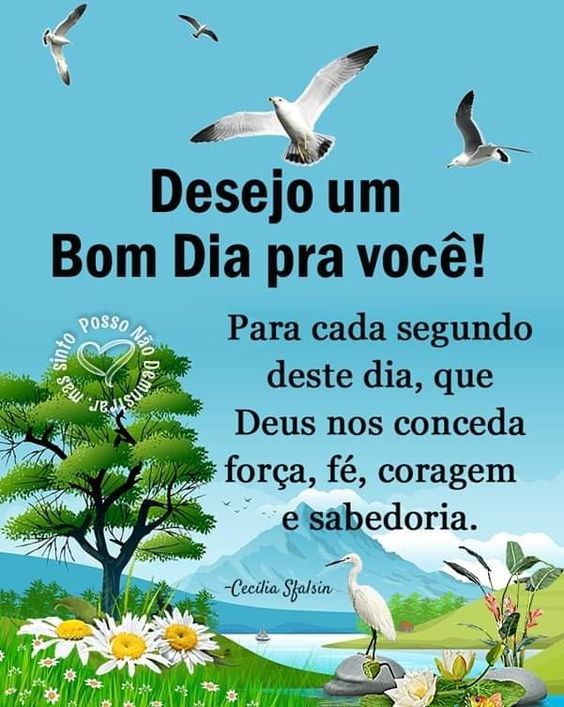Desejo um bom dia pra você