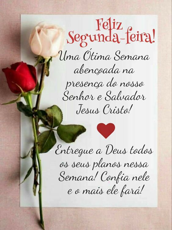 Bom dia Segunda-feira com Deus! Frases e Gifs de Bênçãos