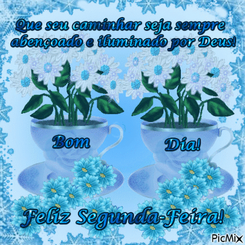 Bom dia segunda-feira por Deus