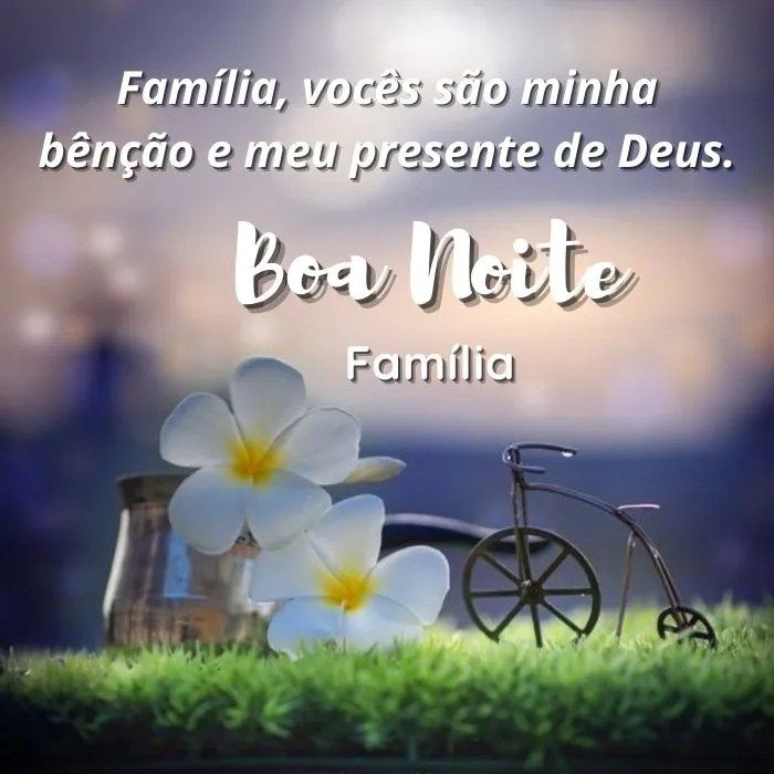 40 Frases de Boa noite Família abençoada com Imagens fofas