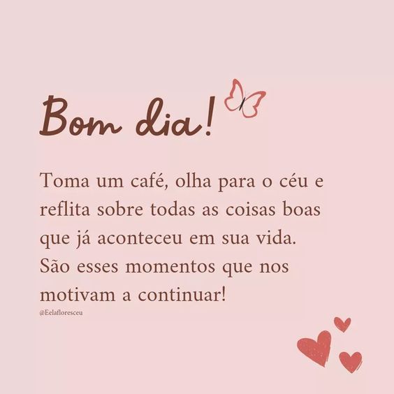 Mensagens de bom dia reflexão