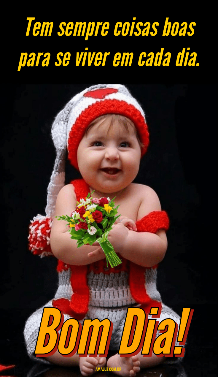 Imagens infantil fofa com bom dia 