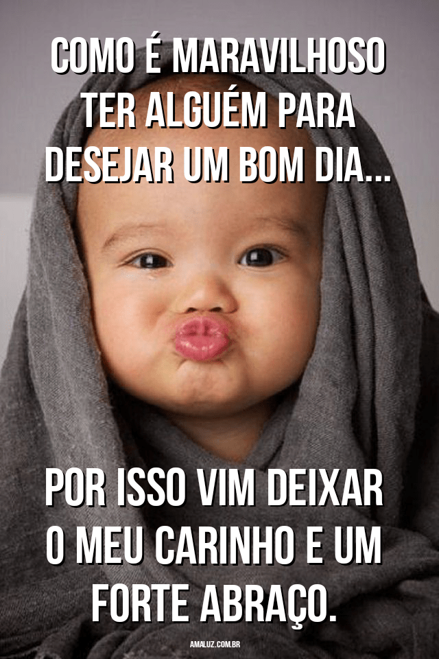 Imagem divertida infantil com bom dia 