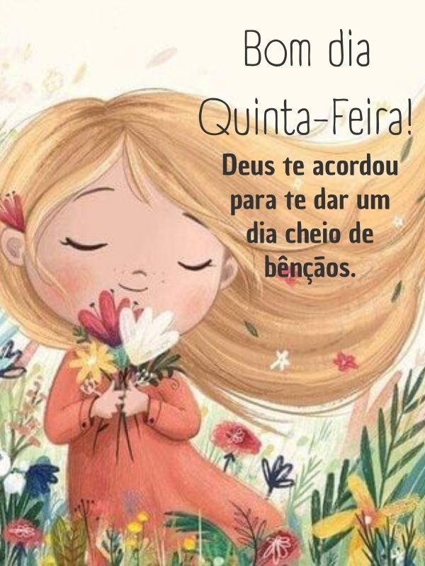 Mensagens de Bom dia Quinta-Feira linda e Abençoada para Whatsapp