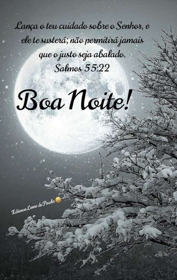 Salmo 55:22 Boa noite