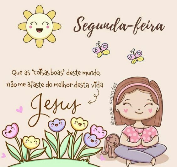 Segunda-feira coisas boas