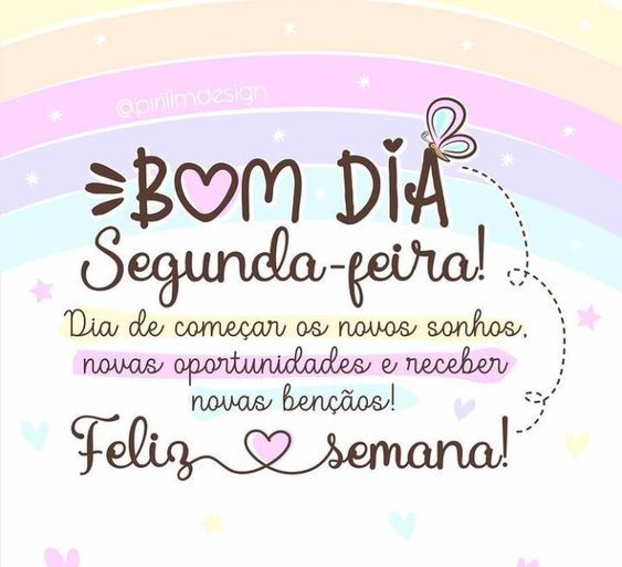 Dia de começar novos sonhos