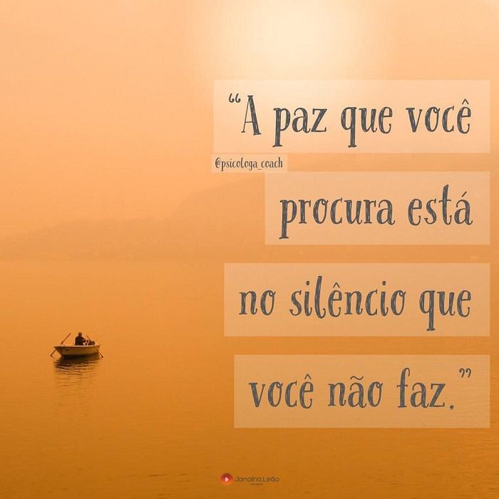 A paz que você procura