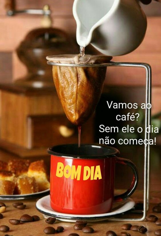Bom dia na roça com café