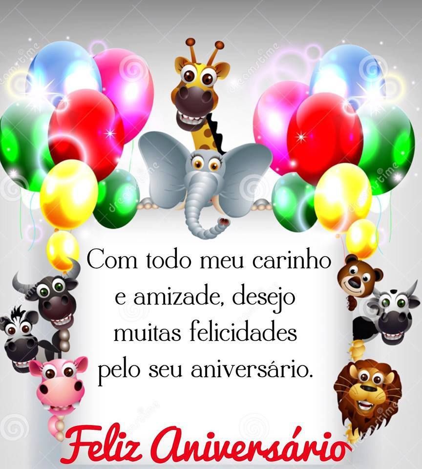 Feliz aniversário com todo carinho