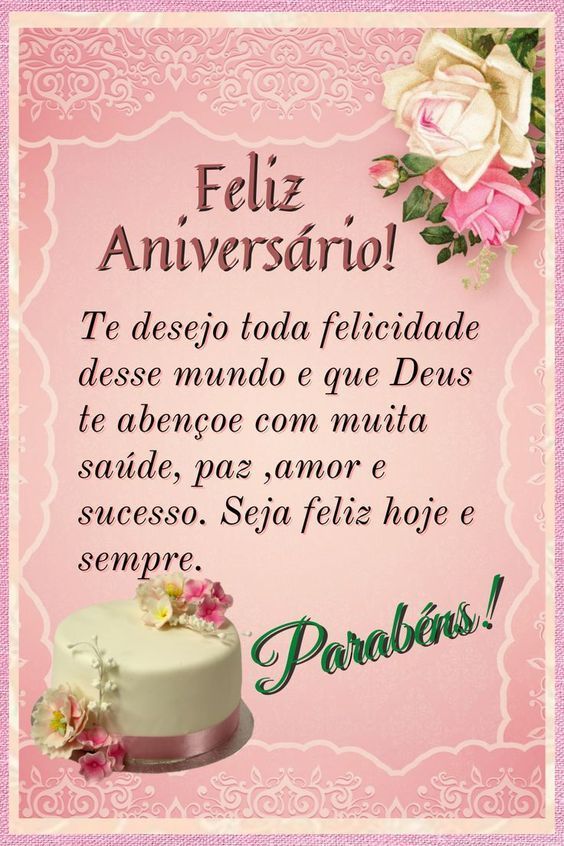 120 Frases de Feliz Aniversário com Carinho e palavras bonitas