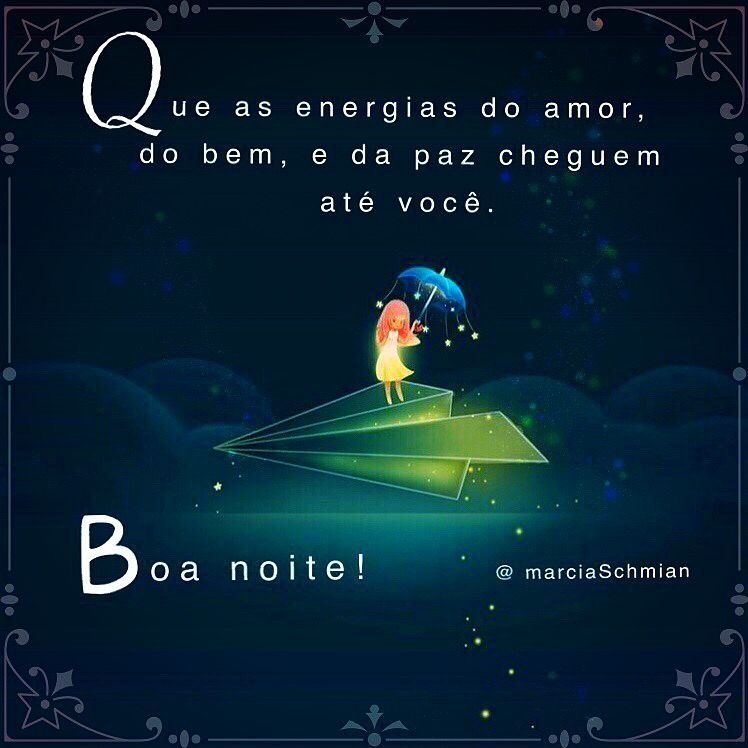 Frase de boa noite com energia do amor...