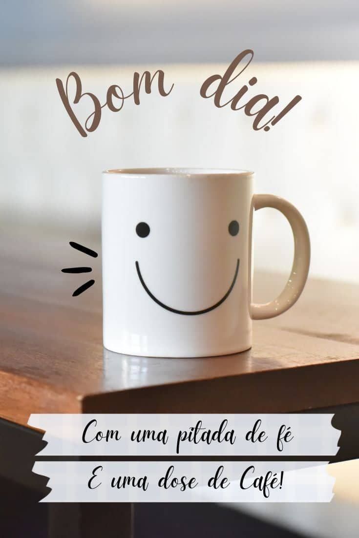 Frase de bom dia com café