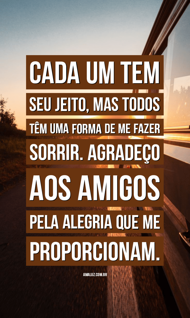 Frases de agradecimento para amigos