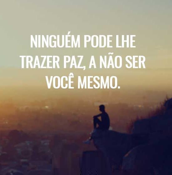 Frases de paz para se refletir