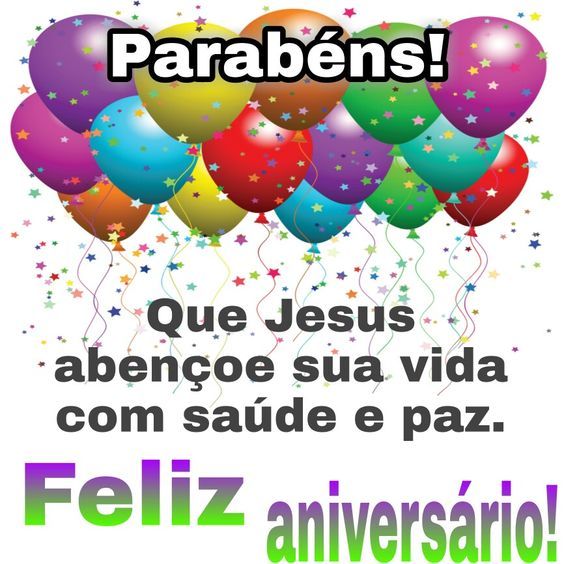 Parabéns feliz aniversários versos