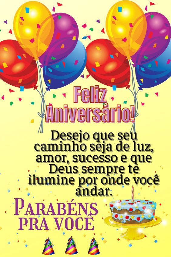 Te desejo um feliz aniversário