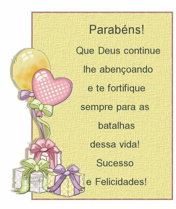 Versos de feliz aniversário