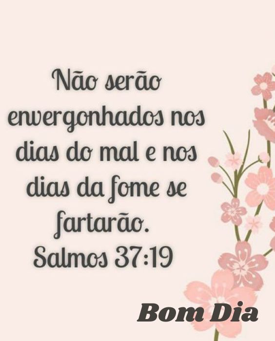 Nos dias da fome se fartarão