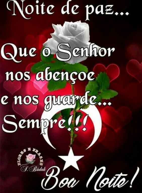 Boa noite abençoado,
