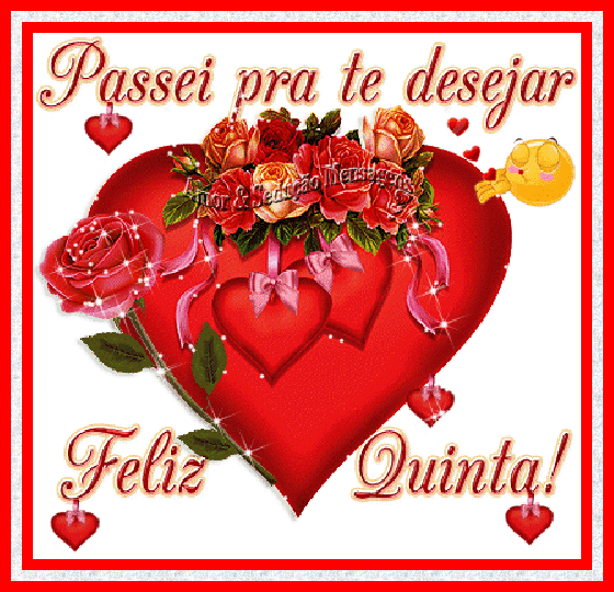 Desejo uma ótima quinta-feira!