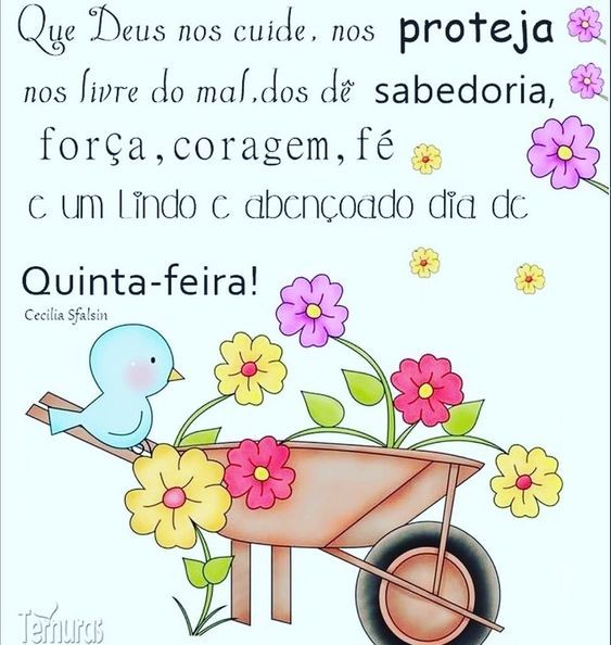 Que deus proteja a sua quinta-feira!