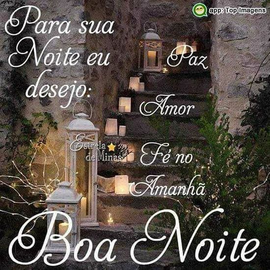 Paz, amor e fé pra sua noite