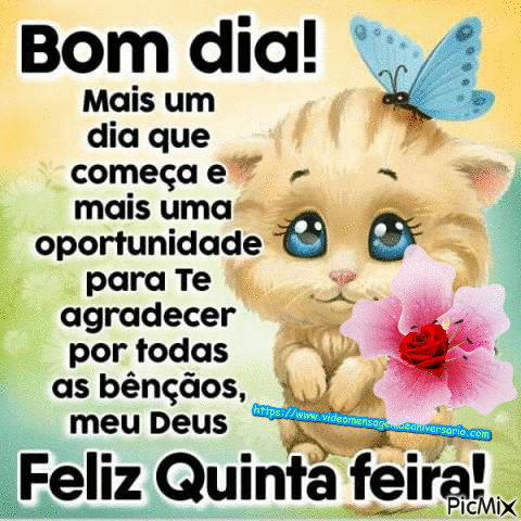 Deus abençoe o seu dia!