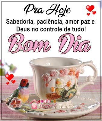 Para hoje bom dia!
