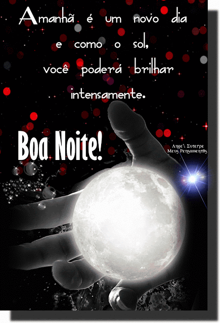 A manha é um novo dia! Durma feliz, Gifs e fotos de boa noite.