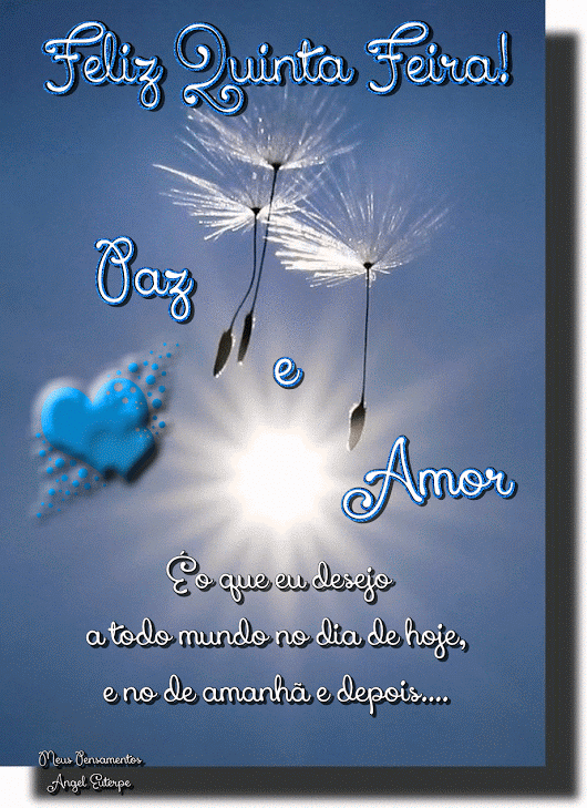 Lindo dia para você!