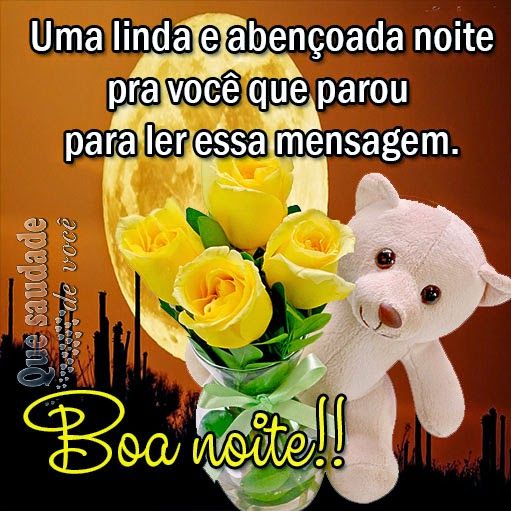 Uma linda e abençoada noite de quarta-feira.